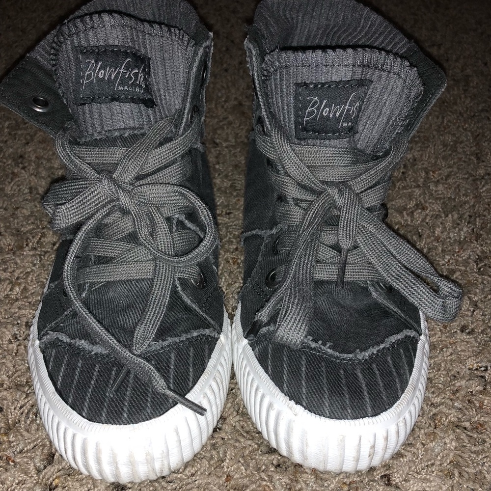 Grey sneakers